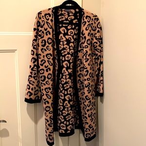 Leopard Cardigan By The Limited. Size Small